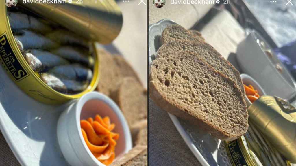 David Beckham comparte su amor por las conservas de Los Peperetes.