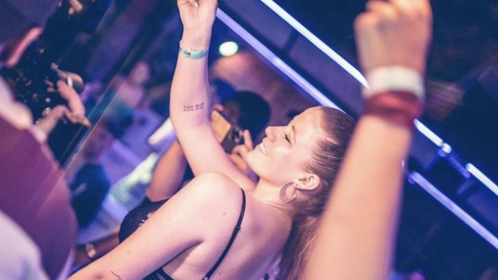 Marta Fernández trabajando de chica imagen.