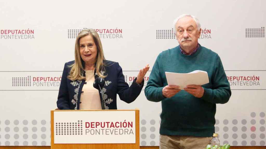 Carmela Silva y César Mosquera.