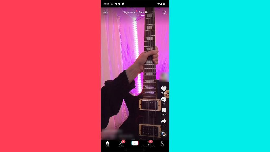 Captura de uno de los TikToks.