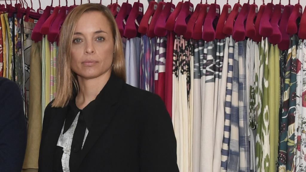 Alejandra Conde Arroyo en un acto público en Sevilla, en diciembre de 2020.