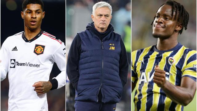 Rashford, Mourinho y Batshuayi