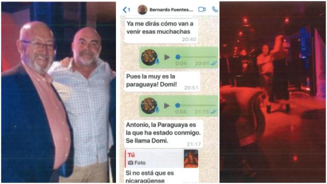 El diputado y el mediador en el club de alterne 'Sombras'. Los whatsapps de Curbelo y una noche en un pub.