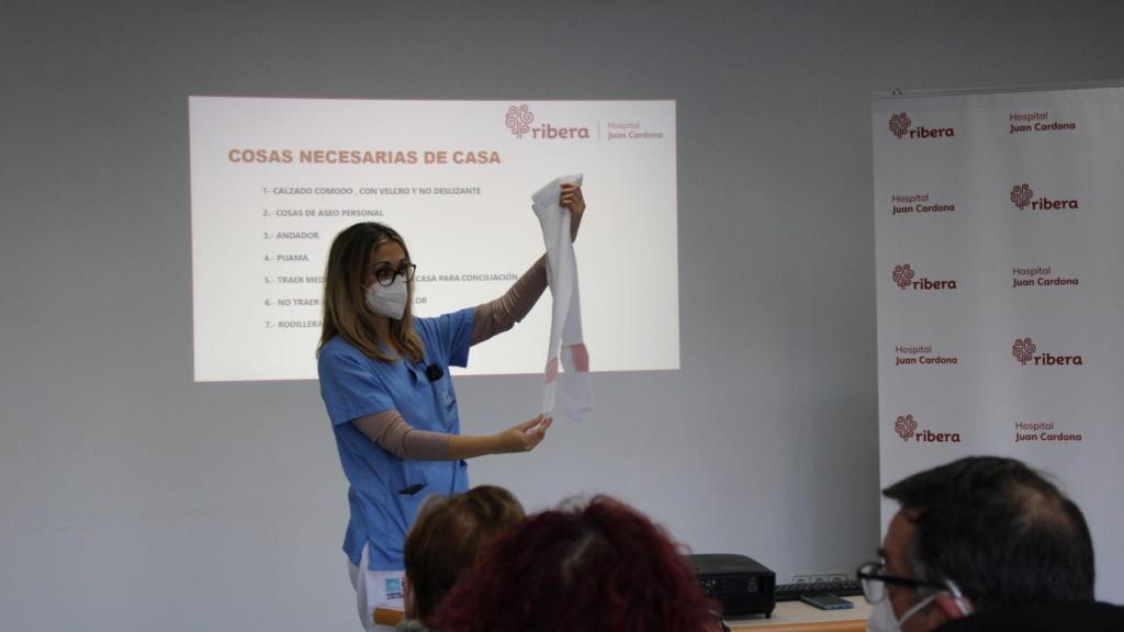 Vanesa Lillo supervisora de hospitalización y urgencias del hospital