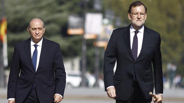 Jorge Fernández Díaz y Mariano Rajoy, en un acto celebrado en noviembre de 2015.