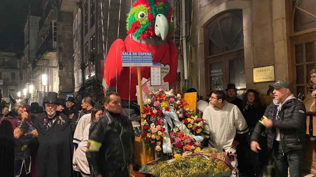 Entierro del loro Ravachol 2023.