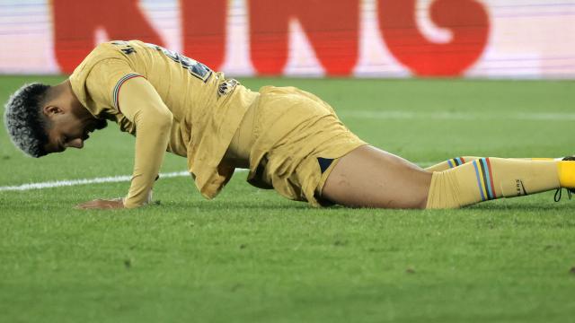 Ronald Araujo, en un partido del FC Barcelona de la temporada 2022/2023