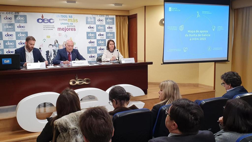 CEC y Xunta presentan el ‘Mapa de Axudas da Xunta de Galicia á I+D+i’