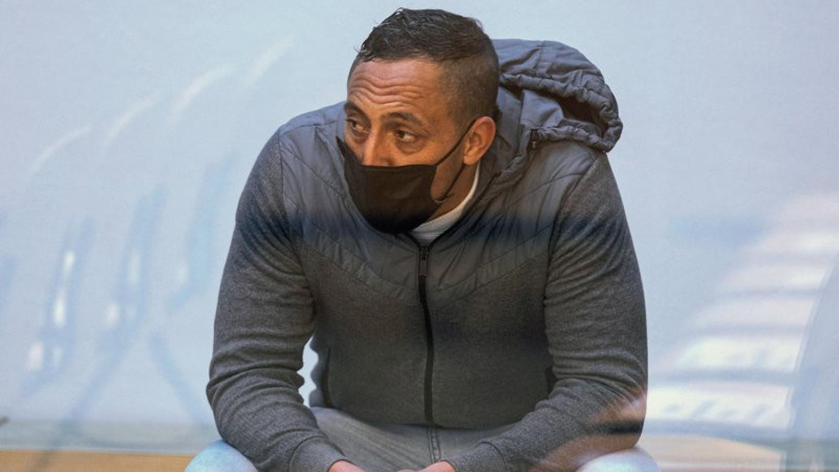 Oukabir, uno de los tres condenados por los atentados de Las Ramblas de agosto de 2017, en la Audiencia Nacional.