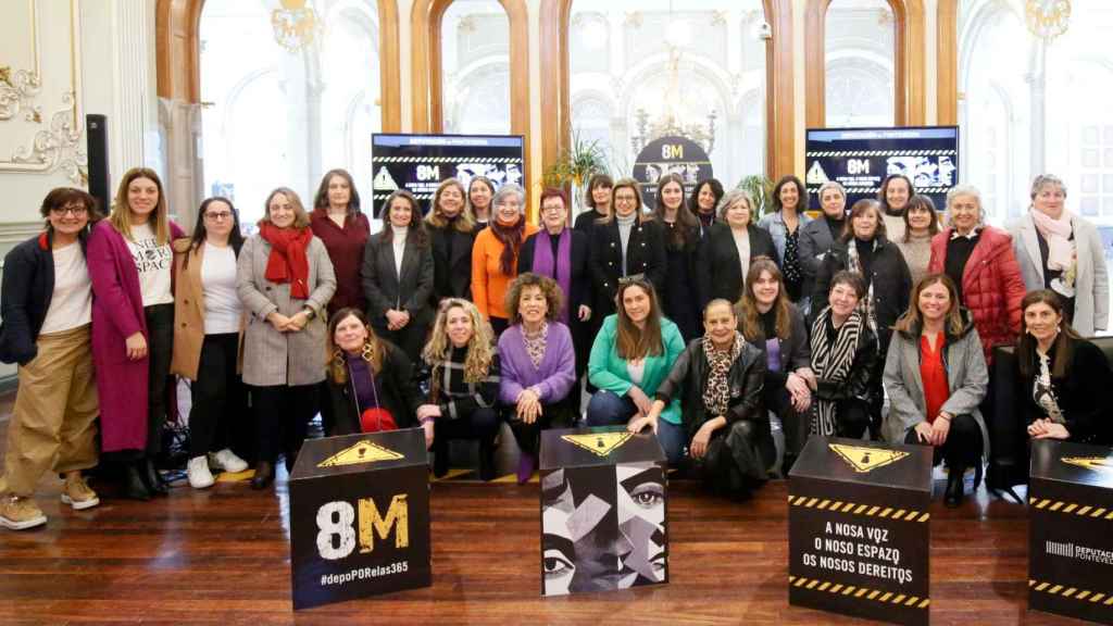 Presentación de la programación del 8M 2023 de la Diputación de Pontevedra.