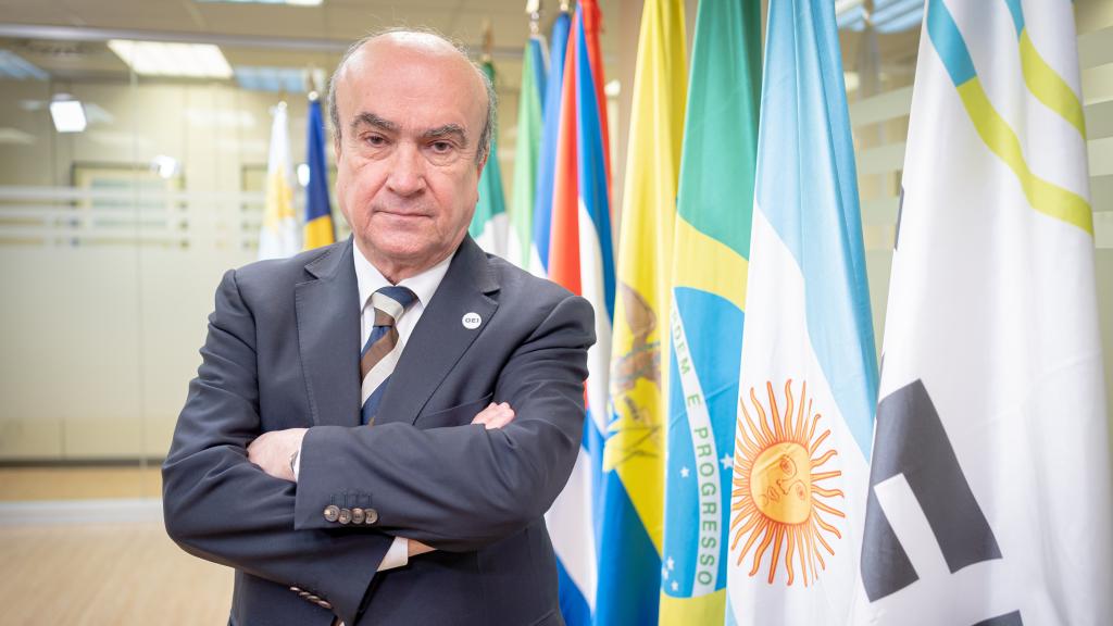 El secretario general de la Organización de Estados Iberoamericanos, Mariano Jabonero, posa para EL ESPAÑOL.