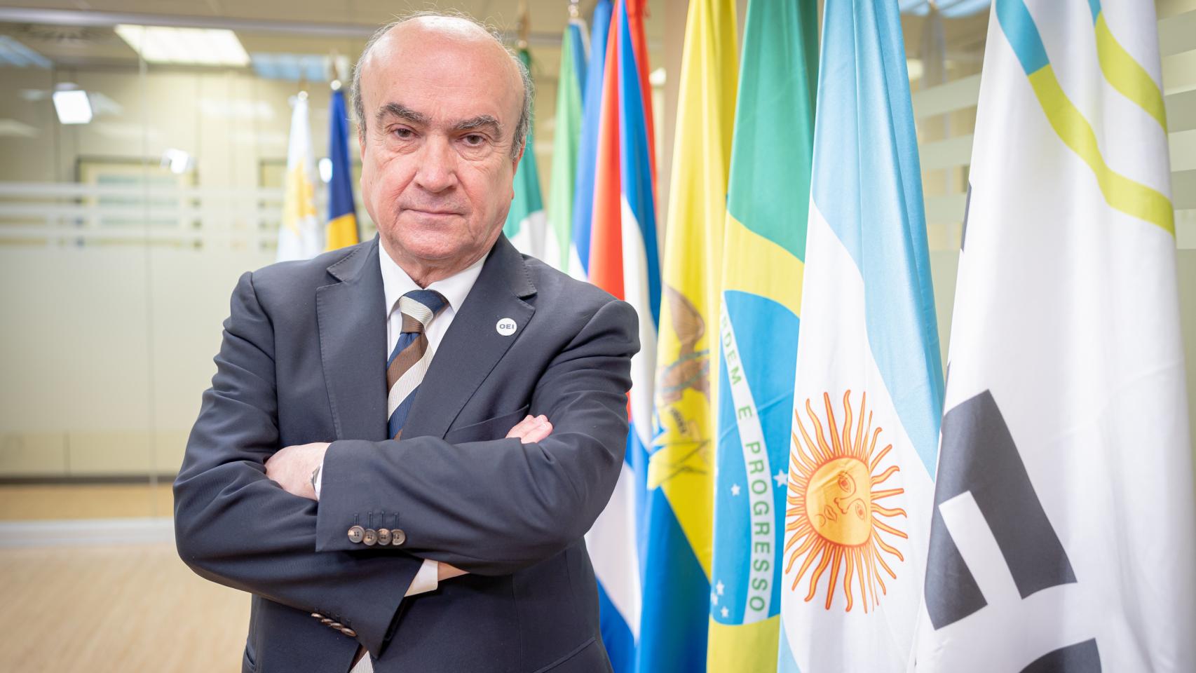 El secretario general de la Organización de Estados Iberoamericanos, Mariano Jabonero, posa para EL ESPAÑOL.