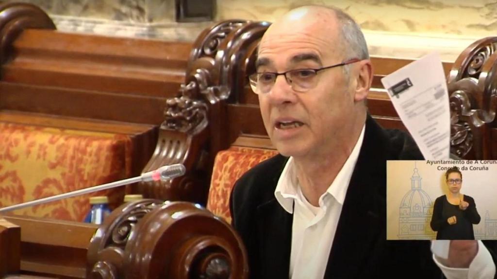 El portavoz del BNG, Francisco Jorquera.