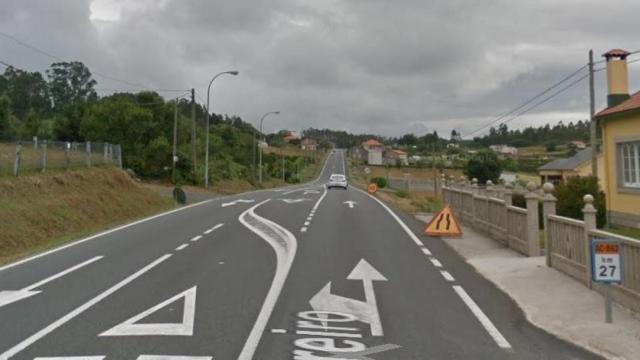 Punto en el que se produjo el accidente