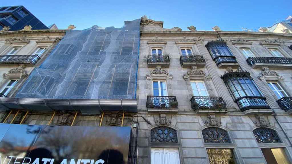 Fachada del número 10 de la calle Areal en la actualidad.