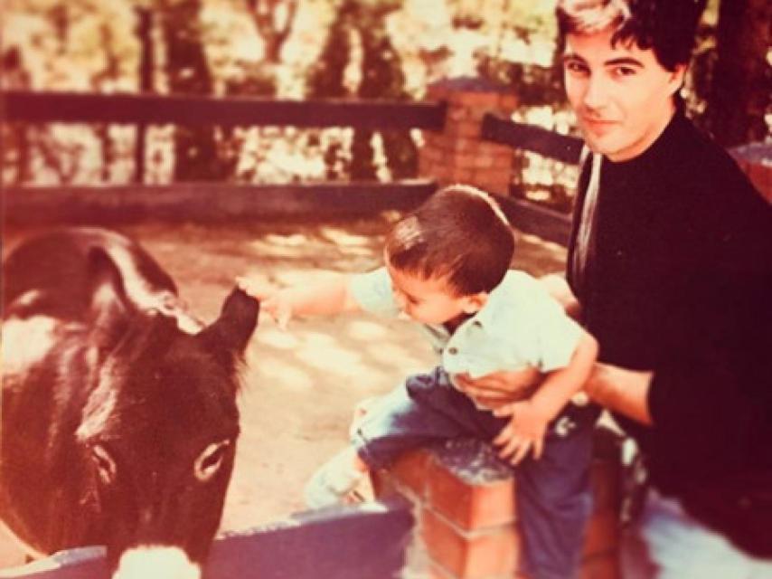 Cantero en una foto de su álbum.