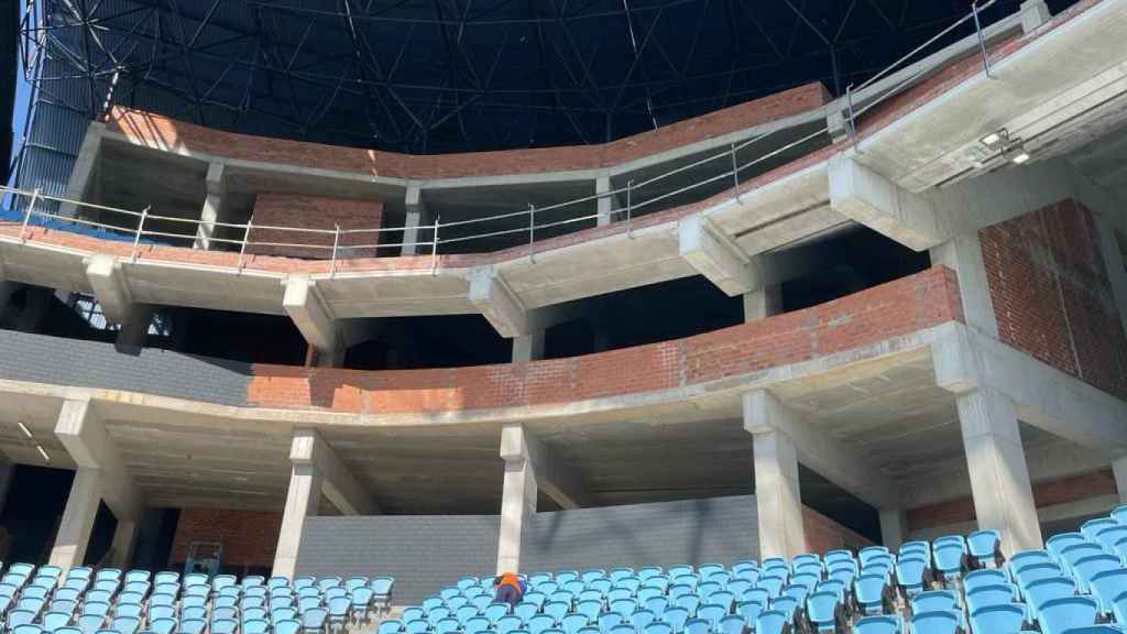 Nueva grada Marcador Centenario en Balaídos. Fotos: Treintayseis