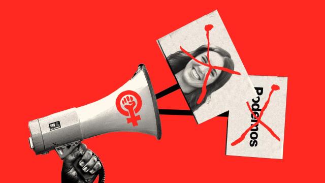 Asociaciones feministas en contra de Irene Montero.