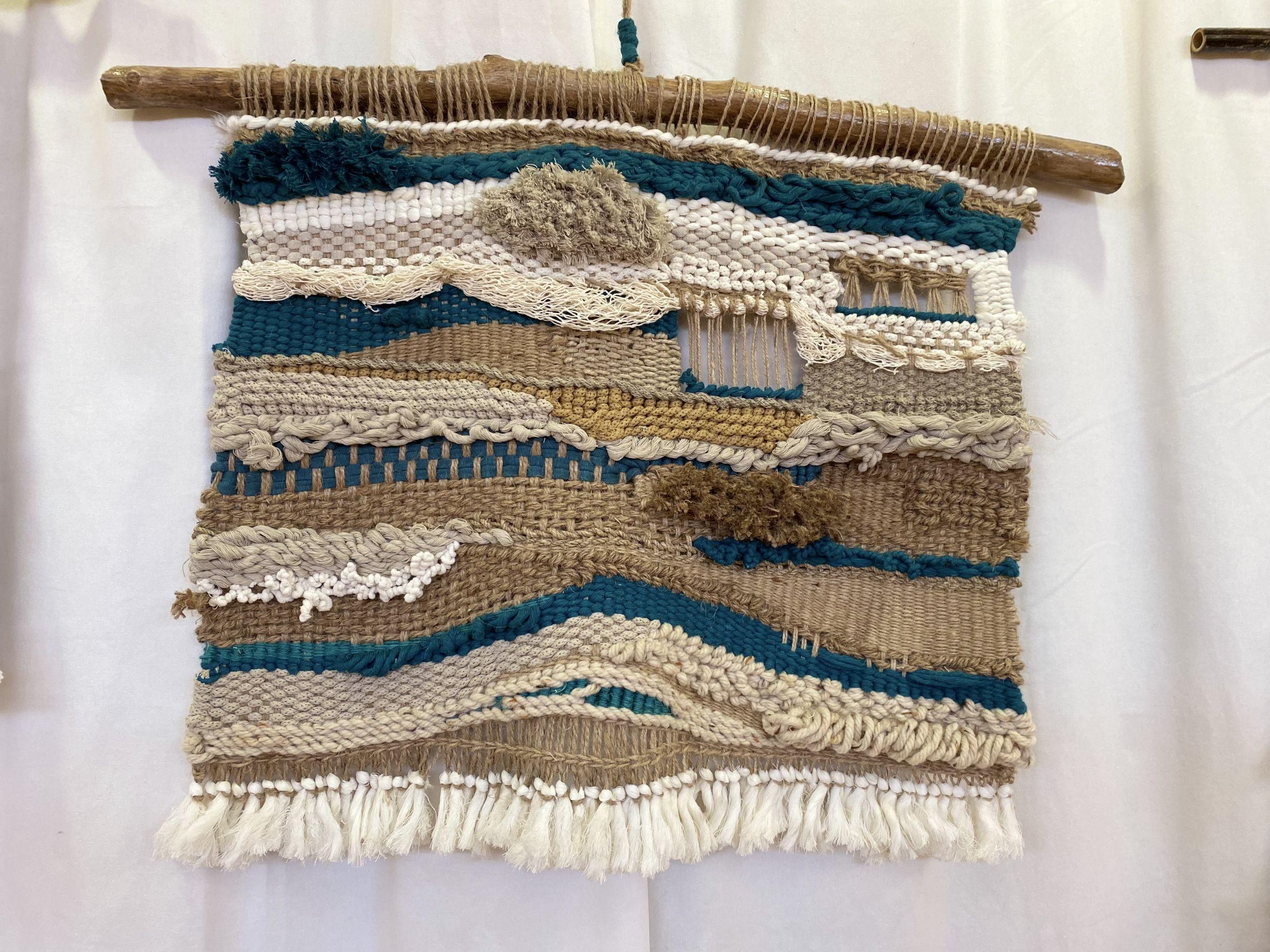 Uno de los tapices de Victoria Caparrós (Cedida).