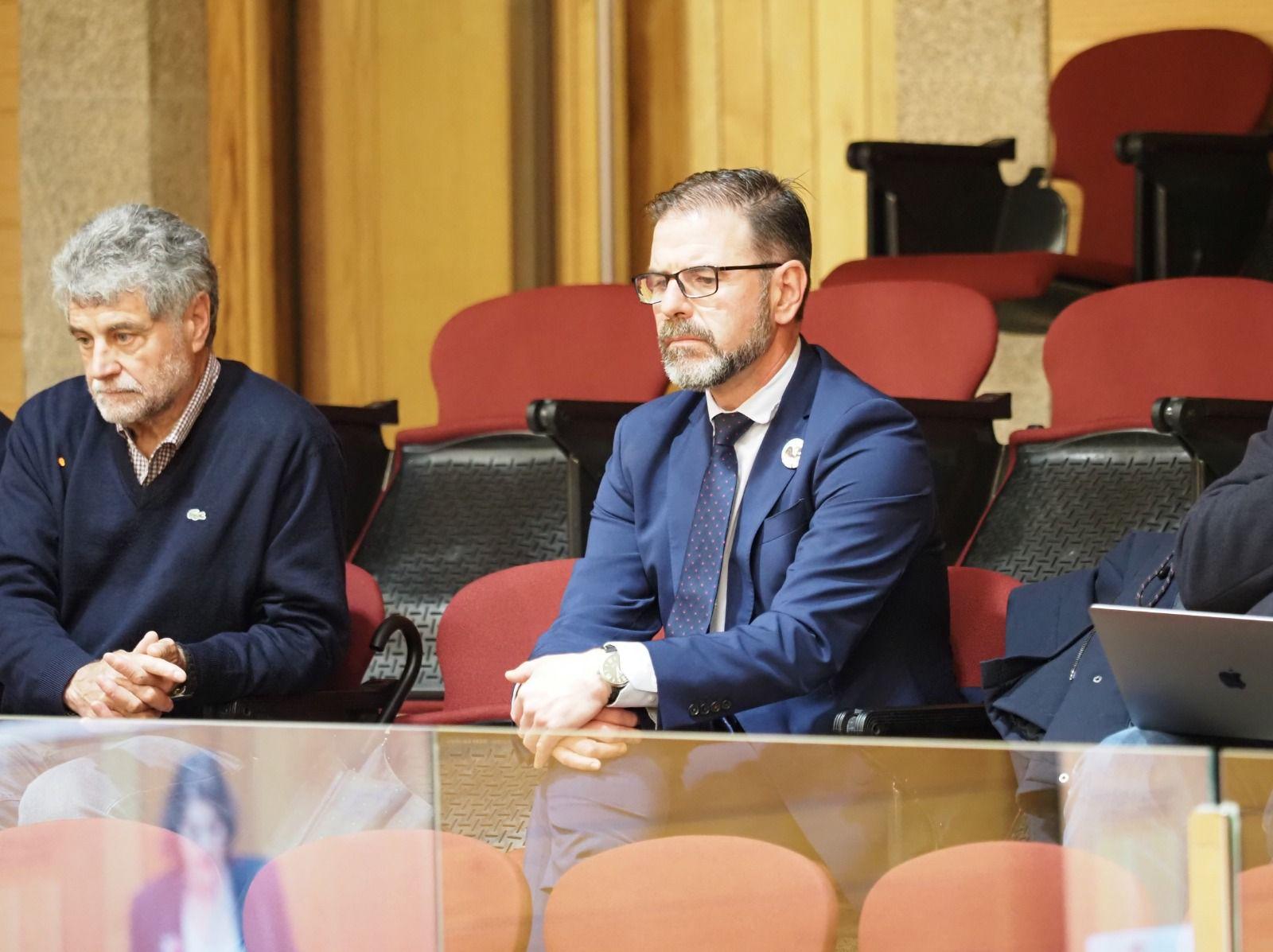 Ángel Mato asistió al pleno de la Cámara. Imagen: Concello de Ferrol