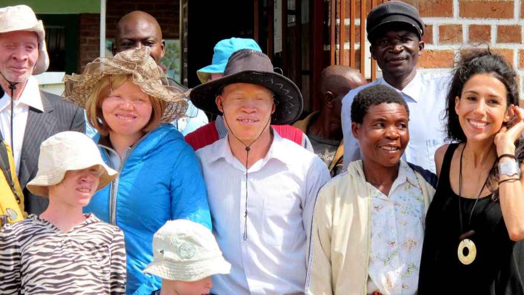 Mafalda Soto (a la derecha) en Malawi.