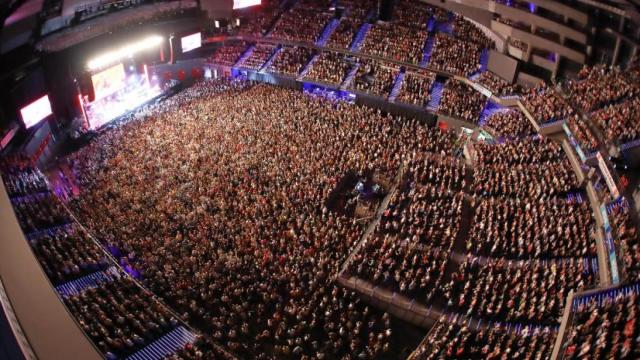Imagen interior del WiZink Center de Madrid.