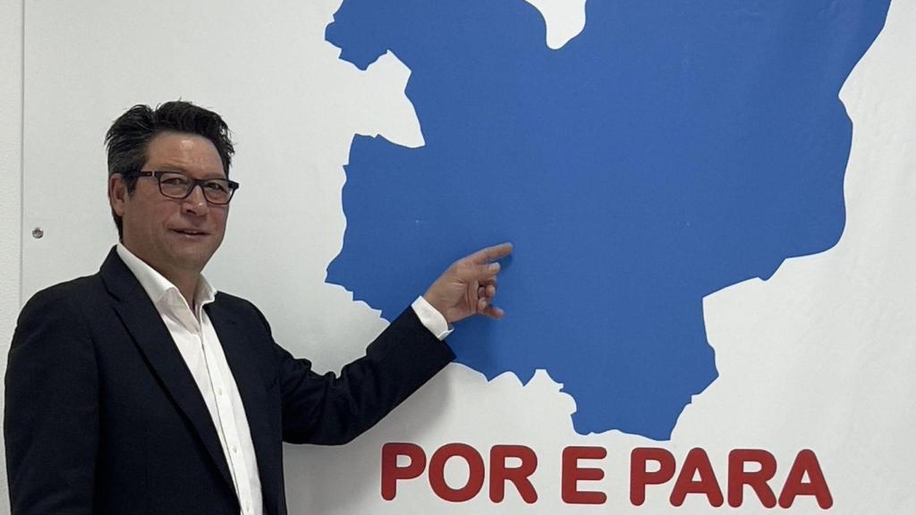 El candidato Ángel Jiménez