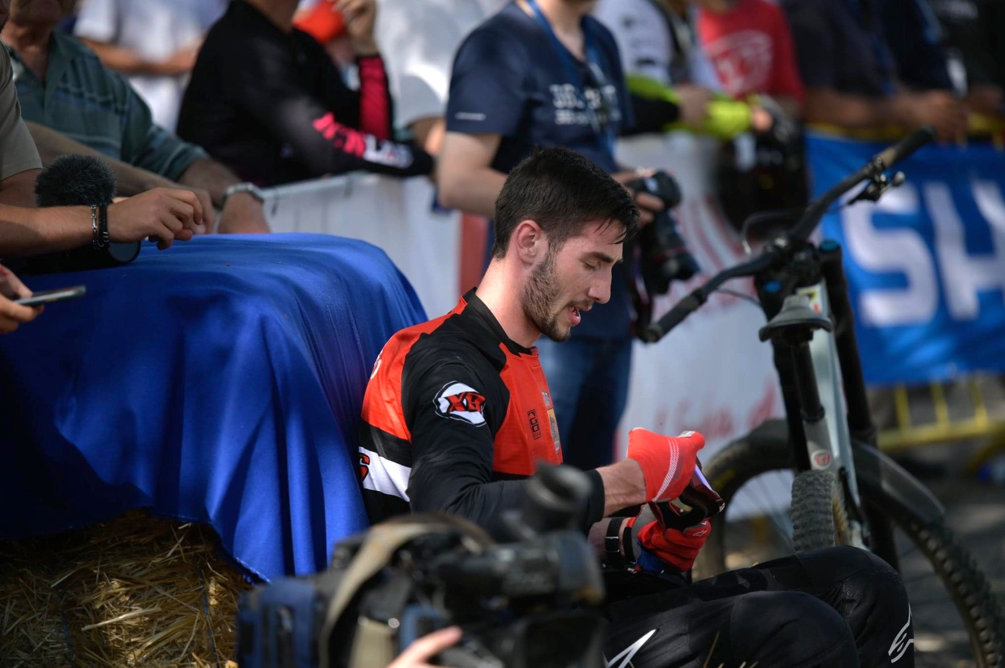 Víctor Mariño, ciclista vilanovés de DH. Foto: Cedida