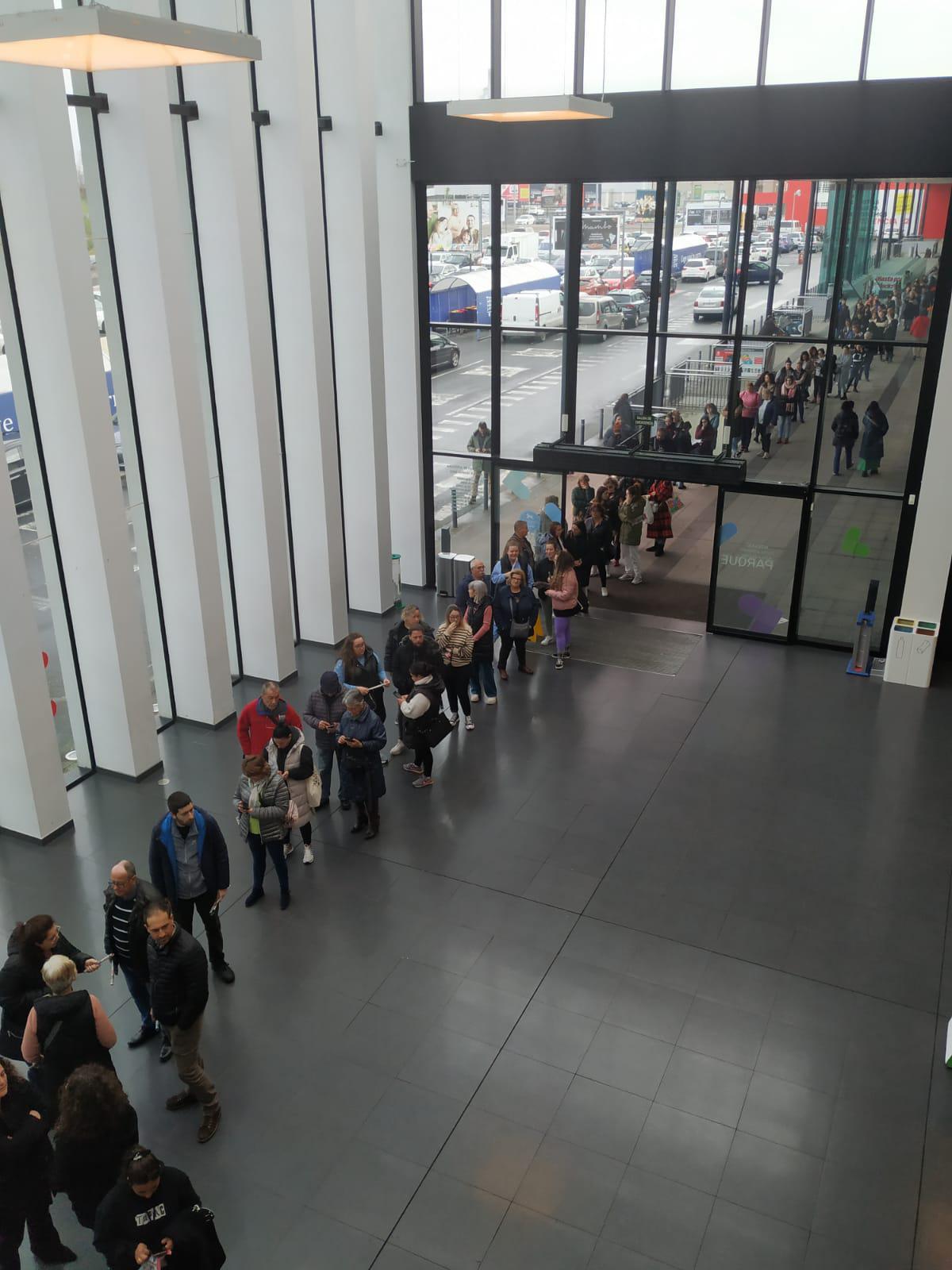 Gran expectación esta mañana en Parque Ferrol