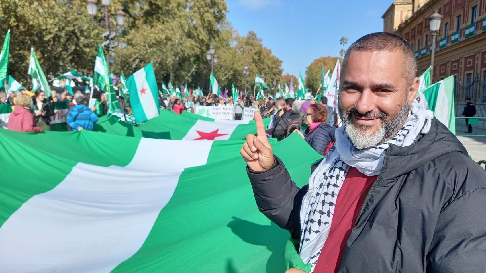 Driss Mohamed, fundador y candidato a la alcaldía por Algeciras por el Partido Andalusí.
