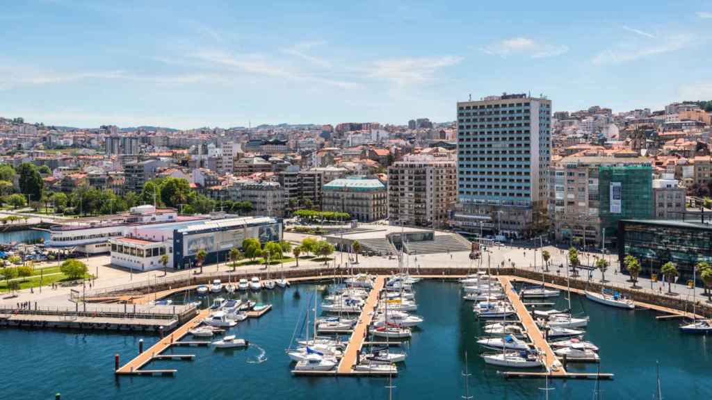 Puerto deportivo de Vigo.