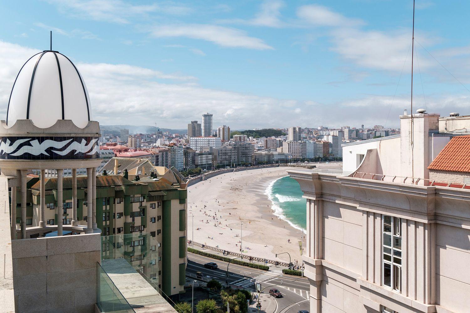 Las vistas desde la terraza del piso en venta (foto: Idealista)
