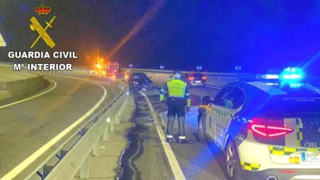 Imagen del accidente.