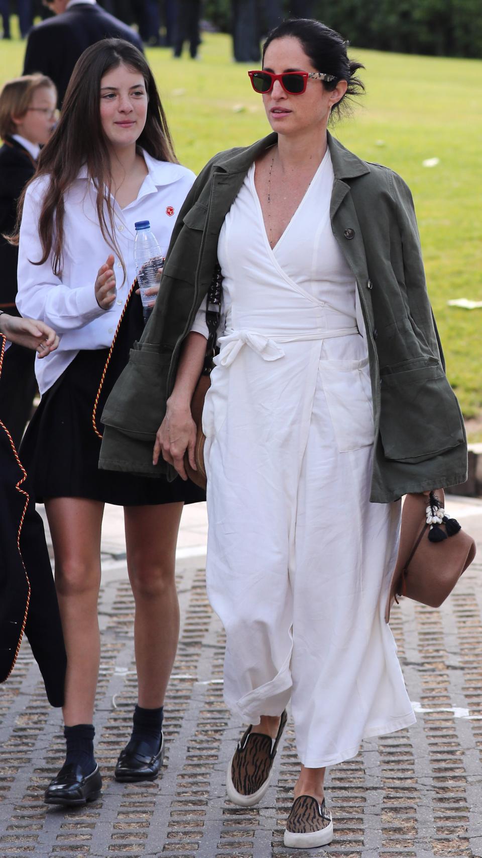 Carolina Adriana Herrera junto a su hija Olimpia, en 2019.