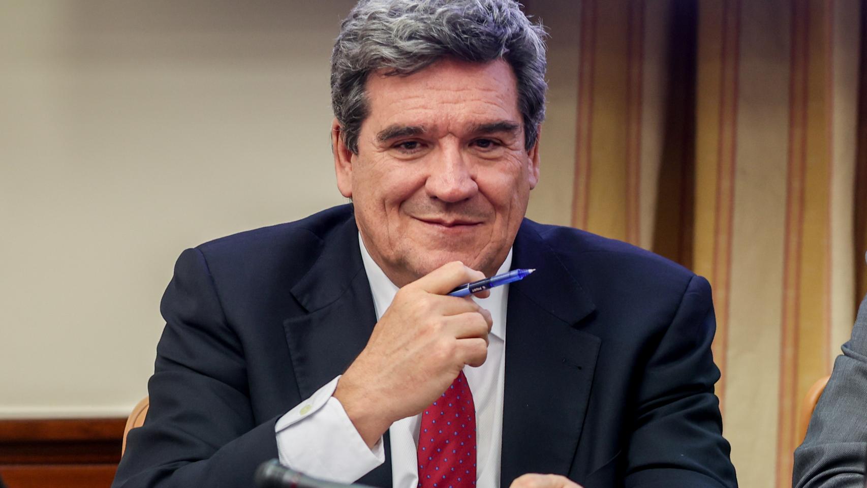 José Luis Escrivá, ministro de Inclusión, Seguridad Social y Migraciones, en el Congreso.