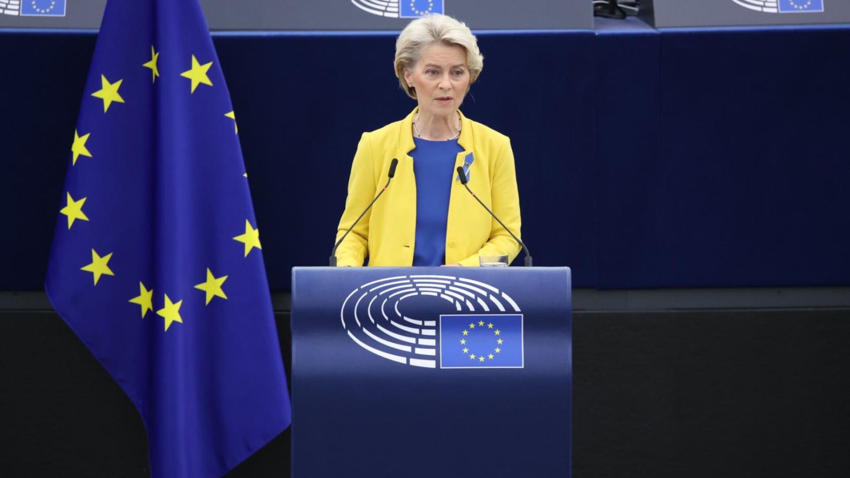 Ursula von der Leyen, presidenta de la Comisión Europea.