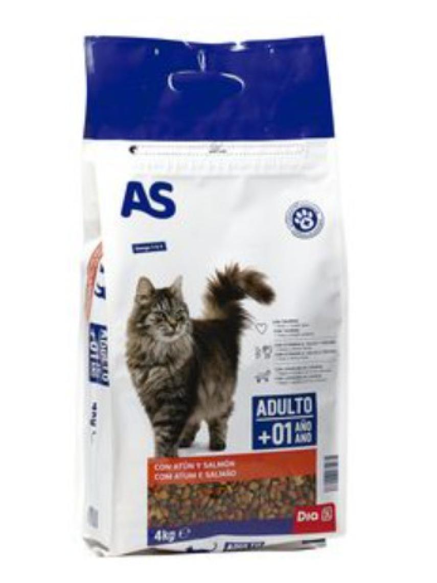 El pienso para gato de As, la marca blanca de Dia.