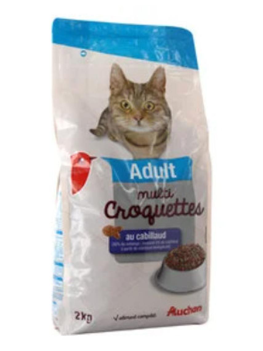 El pienso para gato de Auchan, la marca blanca de Alcampo.