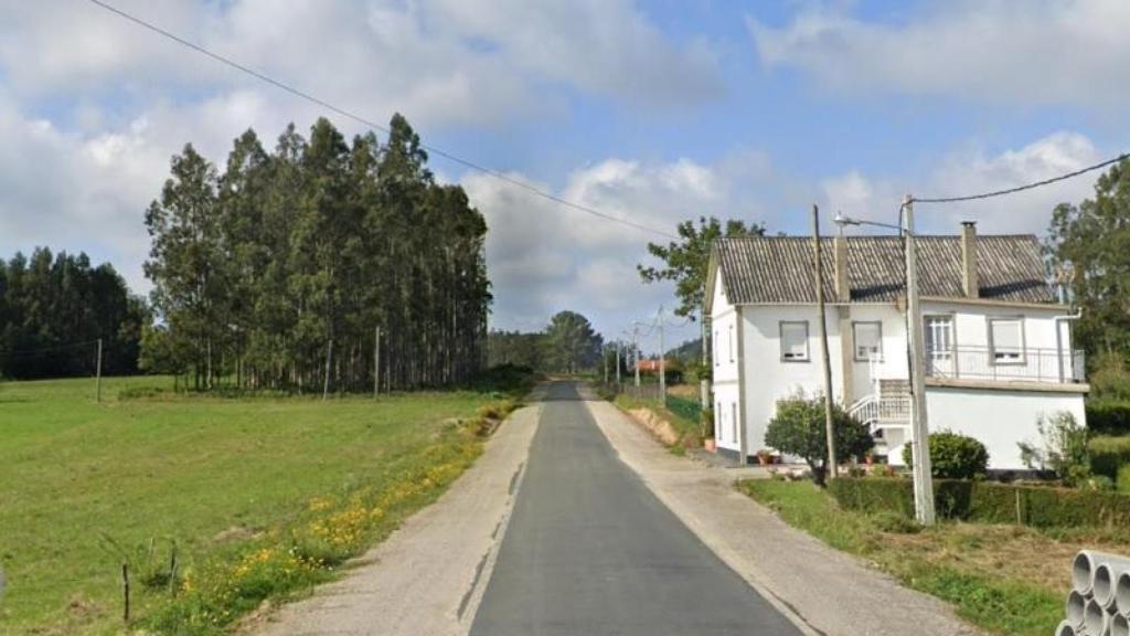 Recta en la que se produjo el accidente