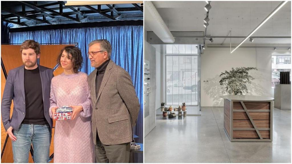 Ignacio Reigada y Susana Vázquez reciben el premio / La obra premiada