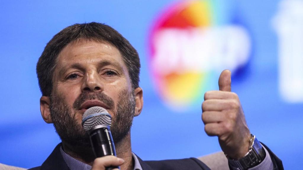 El ministro de Finanzas de Israel, el ultraderechista y antiárabe Bezalel Smotrich, en una imagen de archivo.
