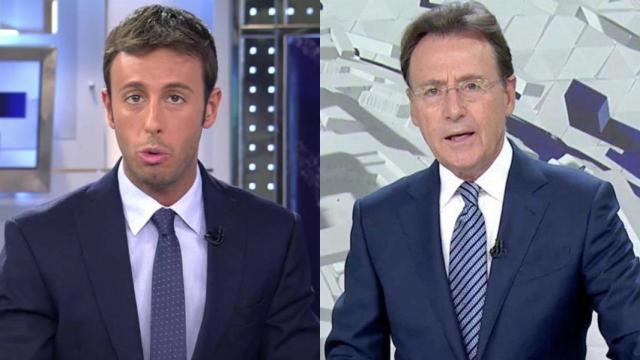 Matías Prats Chacón en 'Informativos Telecinco' y Matías Prats Luque en 'Antena 3 Noticias'.