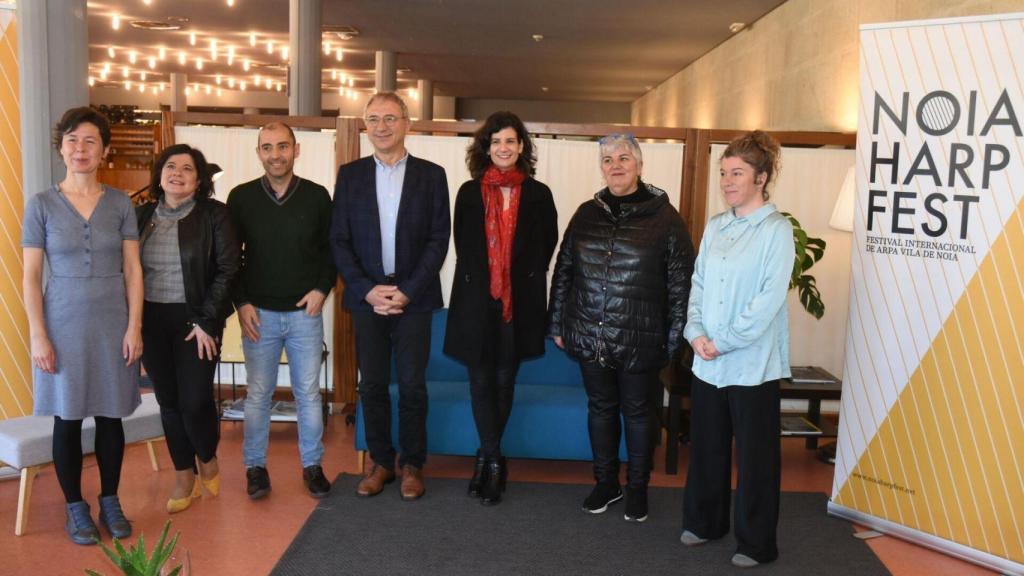 Presentación de la nueva edición del Festival de Arpa de Noia
