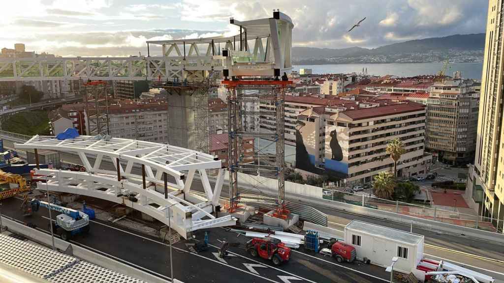 Estado de las obras del Halo a 18 de marzo de 2023.