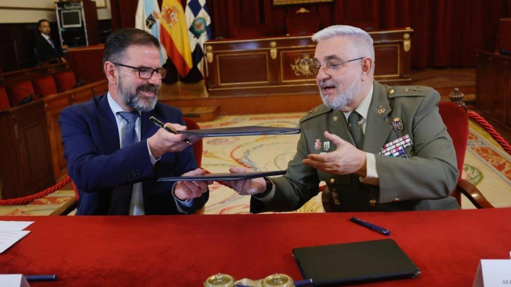 Ángel Mato y Sebastián Marcos Morata firman la ratificación del convenio