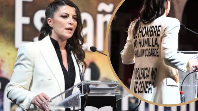 La abogada, en un momento de su intervención en Sevilla.