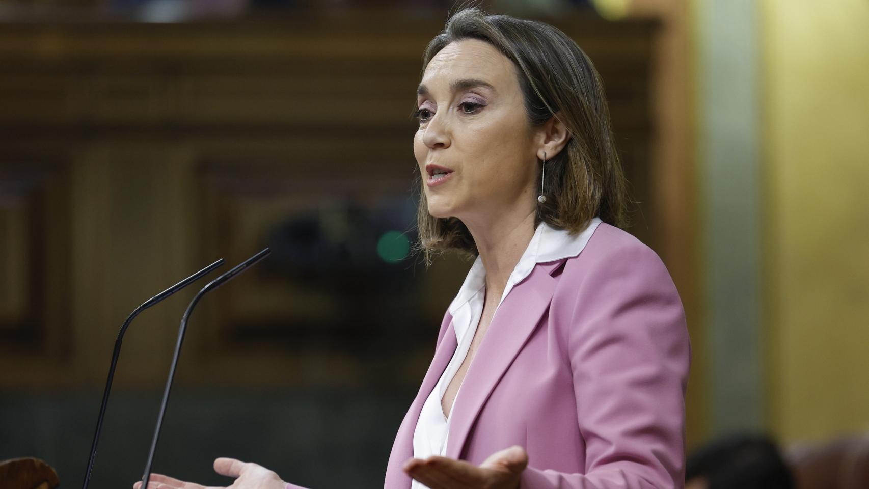 Cuca Gamarra, portavoz del PP, en una imagen reciente en el Congreso.