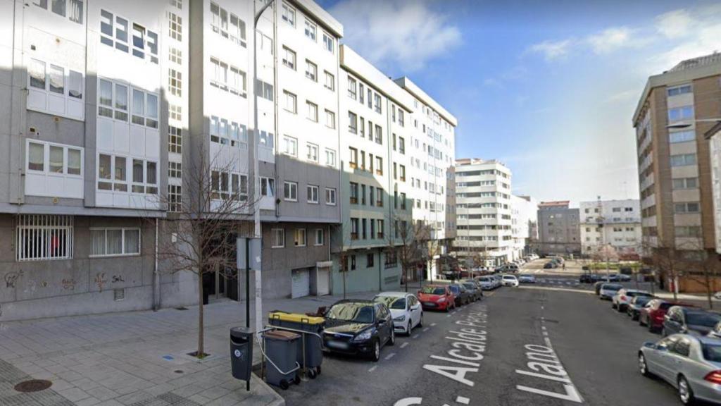 Rúa Alcalde Peñamaría de Llano en O Ventorillo, A Coruña