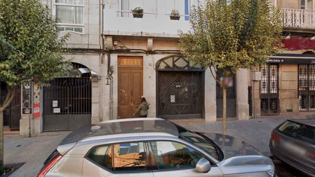 Calle Oporto en Vigo.