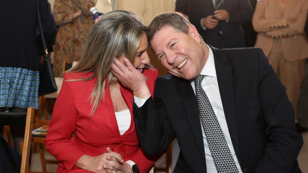 Milagros Tolón y Emiliano García-Page, en una imagen de Óscar Huertas del pasado jueves en Toledo